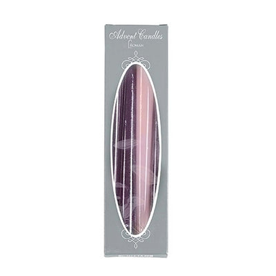 4Pc Set Advent Candles - 10"