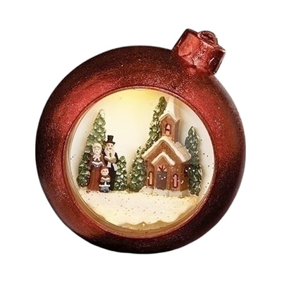 Musical Swirl LED Ornament - 6.5"