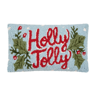 Holly Jolly Hook Pillow