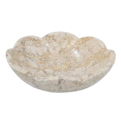 Scalloped Marble Bowl - 10