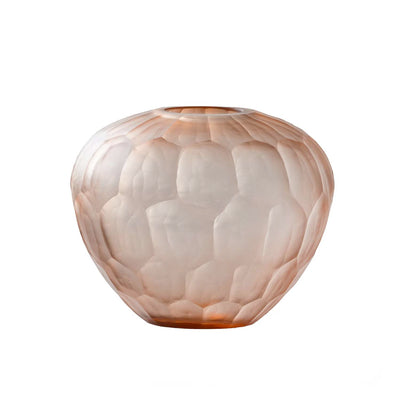 Pink Bonita Hand Cut Vessel