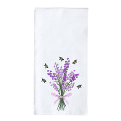 Lavender Bee Bouquet Towel - 18