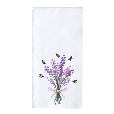 Lavender Bee Bouquet Towel - 18"x26"