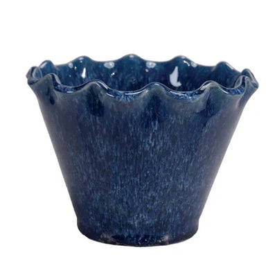 Cobalt Stoneware Pot - 5"