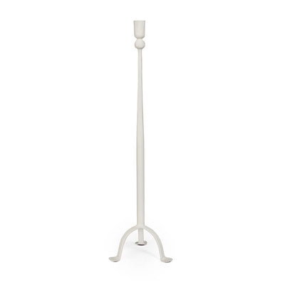 Timeless Cream Taper Candle Holder
