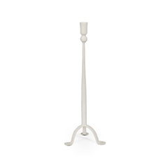 Timeless Cream Taper Candle Holder