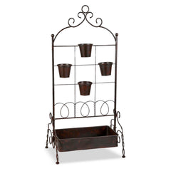 Distressed Planter Shelf - 56