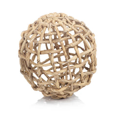 Water Hyacinth Twisted Orb - 7