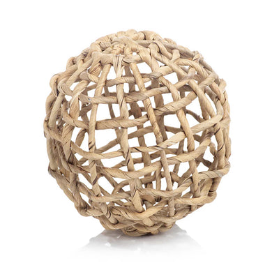 Water Hyacinth Twisted Orb - 7"