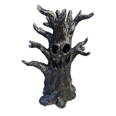 Black Spooky Tree with LED Lighting - 15" Tall