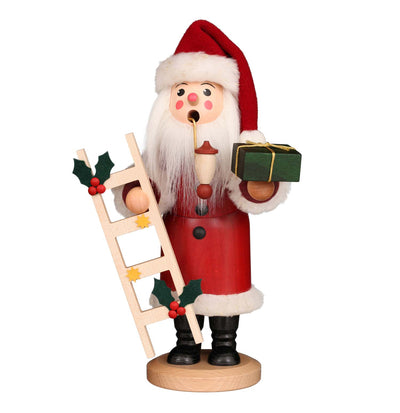Santa Smoker With Ladder - 11" Tall