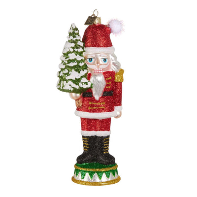 Glitter Pop Nutcracker Ornament - 7"