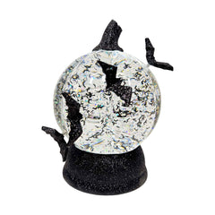 Shimmer Pumpkin With Bats with LED Light - 8
