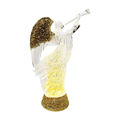 Golden Angel Water Lantern with LED Light - 11