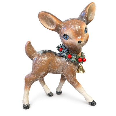 Retro '50's Standing Reindeer - 8" Tall