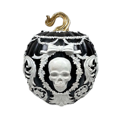 Black Jasperwear Pumpkin - 11" Tall