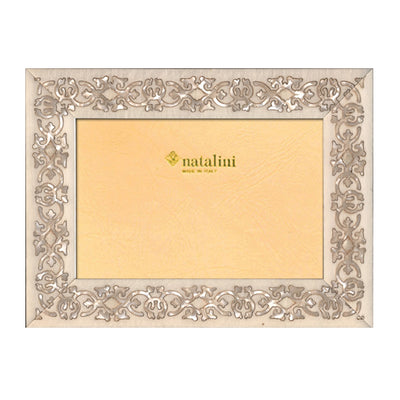 Cream Frame with Pearl Design - 20"x25"