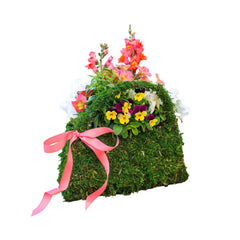 Seasonal Sun Color in Moss Purse
