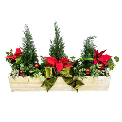 Euro Tree Holiday Long and Low Centerpiece