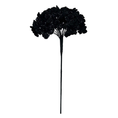 Silk Black Hydrangea Stem