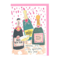 Sparkling New Year Card - Blank