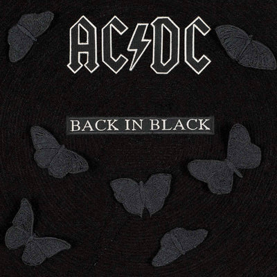 ACDC Back In Black - 12"x12"
