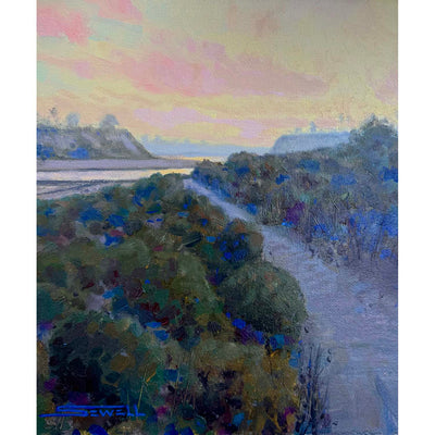 Back Bay Evening Trail - 10"x12"