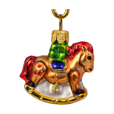 Mini Rocking Horse Ornament - 2"
