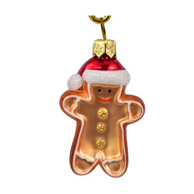 Mini Gingerbread Man Ornament - 2"
