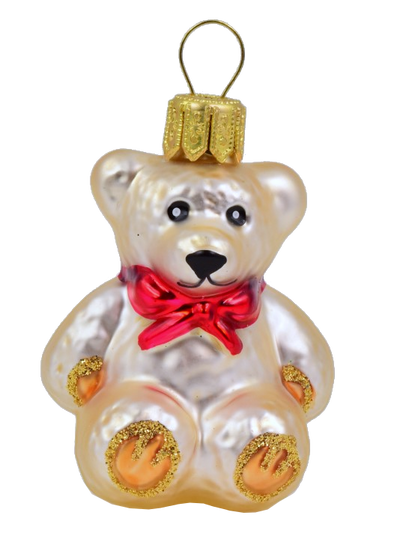 Mini Teddy Ornament - 2"