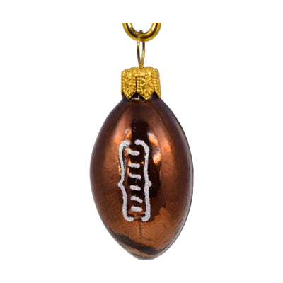 Mini Football Ornament - 2"