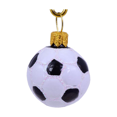 Mini Soccer Ball Ornament - 2"