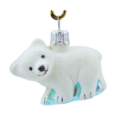 Mini Polar Bear Ornament - 2"