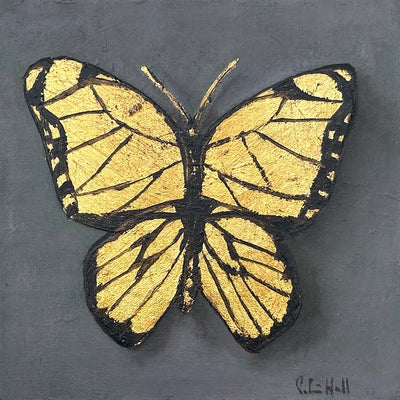 Golden Monarch - 8"x8"