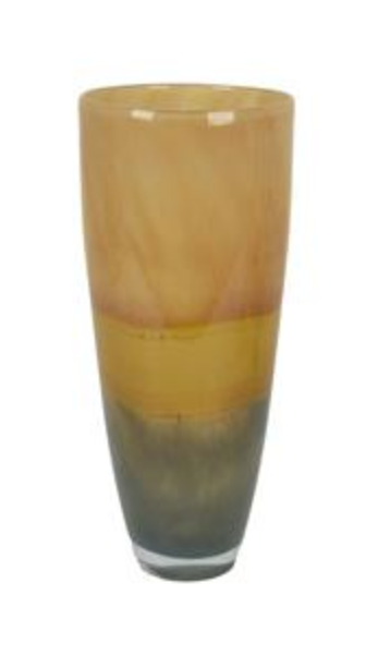 Amber Glass Vase - 14"