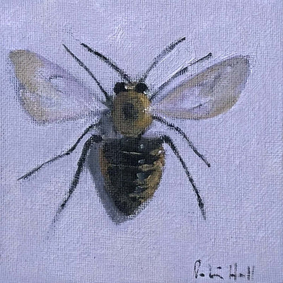 Willoughby's Leafcutter Bee - 4"x4"