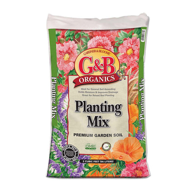 G&B Organic Planting Mix 2 Cu. Ft.