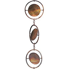 Flamed Circles Hanging Rain Chain