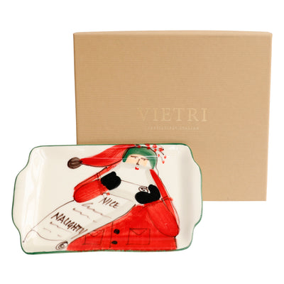 Santa's Holiday Cookie Plate