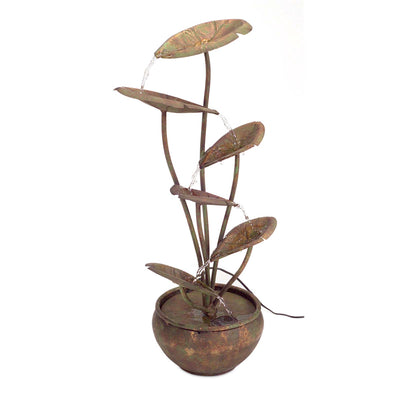 Cascading Lotus Fountain