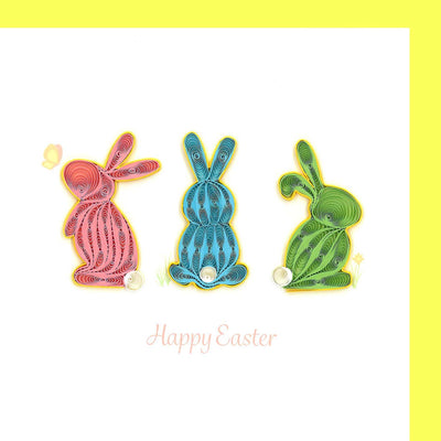 Easter Bunnies - Blank Card