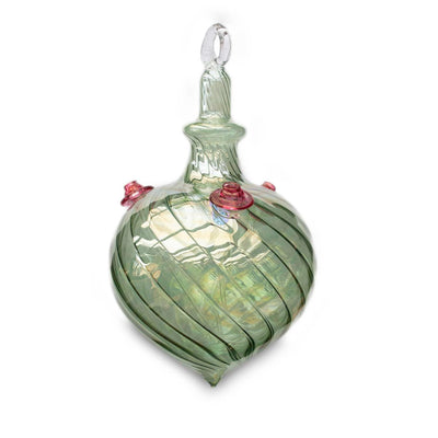 Teardrop Glass Hummingbird Feeder