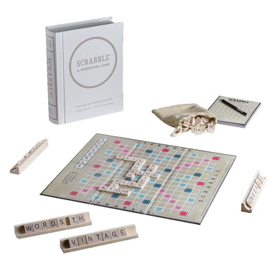 Scrabble Vintage Book Game