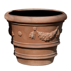 Terra Rosa Garland Rolled Rim Planter