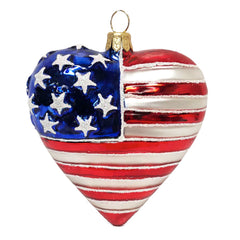 American Flag Heart